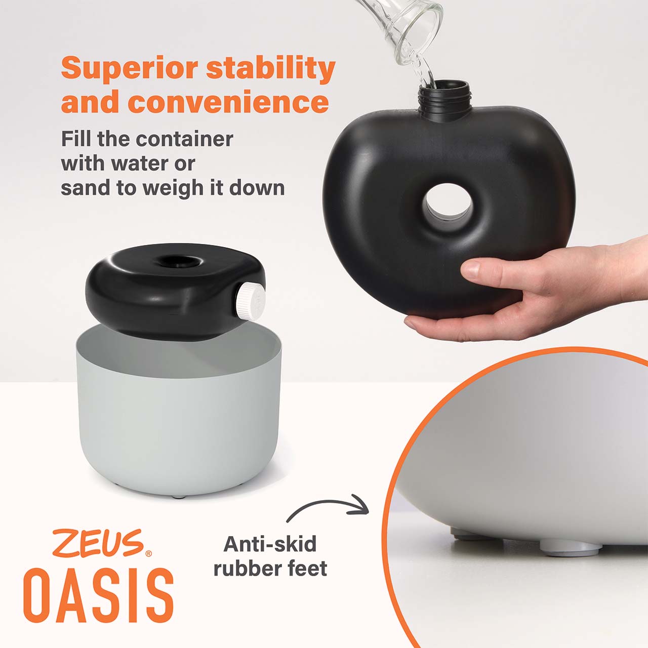 Superior stability and convenience