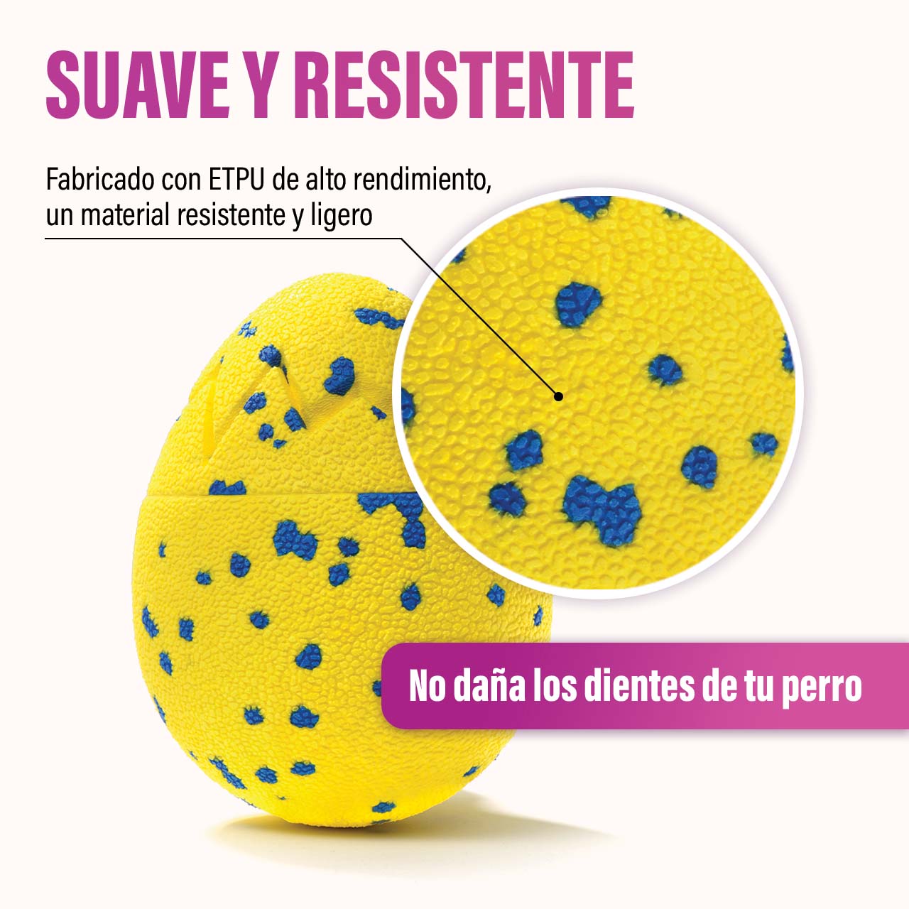 El Huevo de Dragón Zeus Nitro es suave y resistente