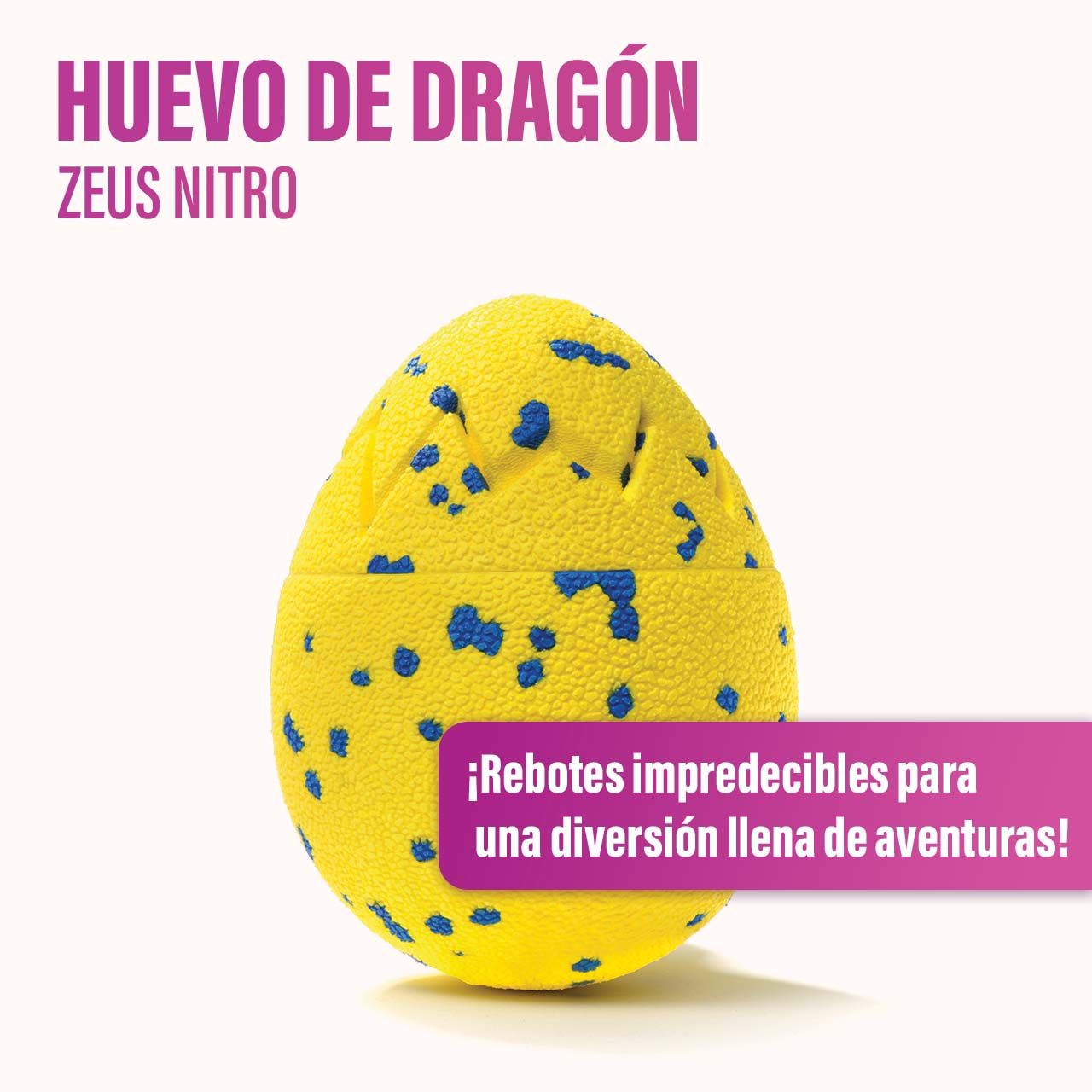 El Huevo de Dragón Zeus Nitro ofrece rebotes impredecibles para una diversión llena de aventuras