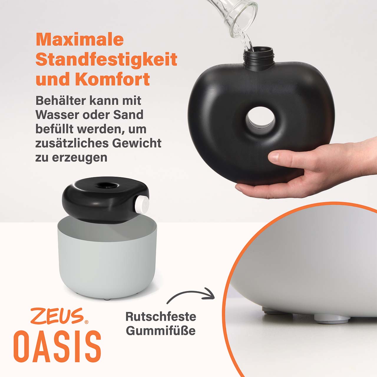 Maximale Standfestigkeit