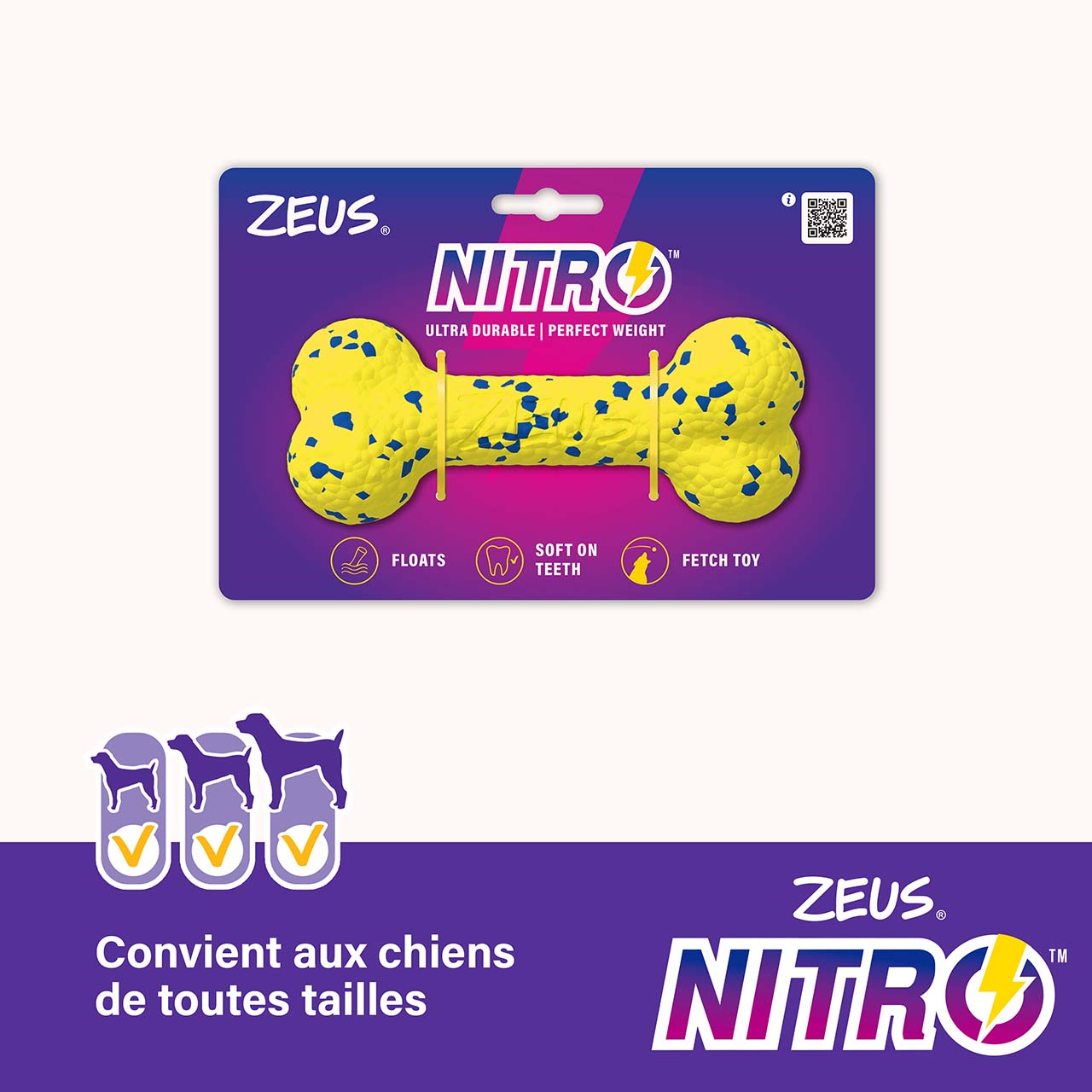 Emballage de l’Os flexible Zeus NITRO.